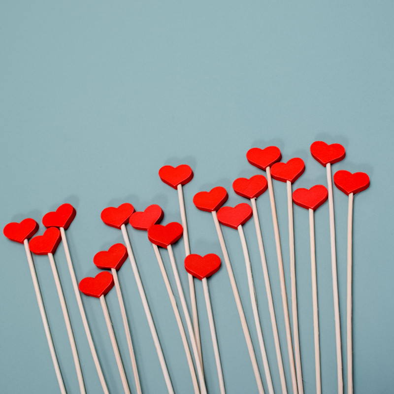 Aromatherapy Volatile rattan stick essential oil with love decoration (2)