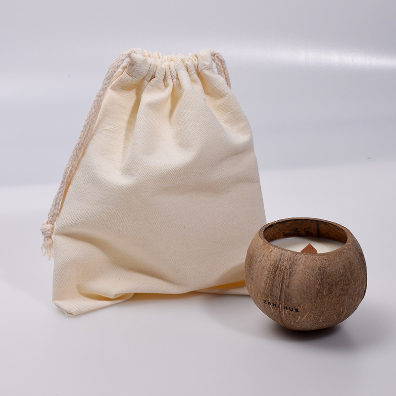 wood wick coconut bowl candle private label coconut shell candle custom (1)