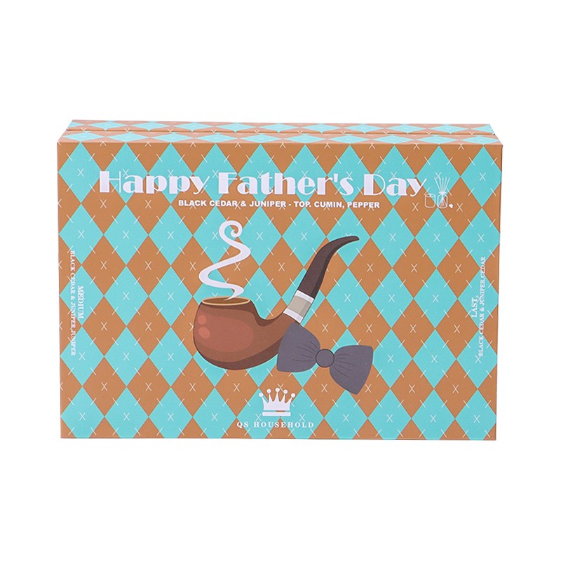 This is a Father's Day themed scented candle set