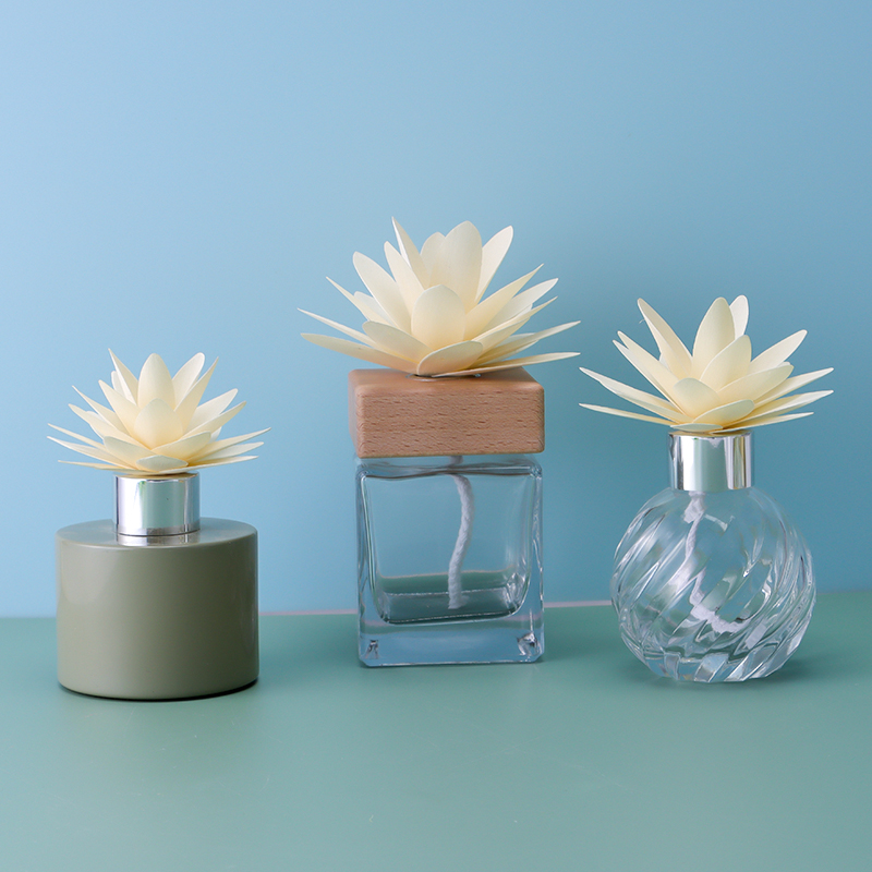 wood flower custom color size home decoration diffuser flower (2)