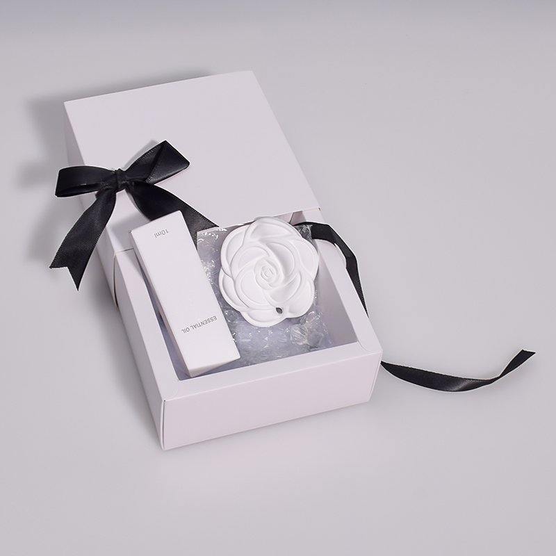 Ceramic Scented Stone Camellia flower Plaster Aroma Fragrance Diffuser Stone (1)