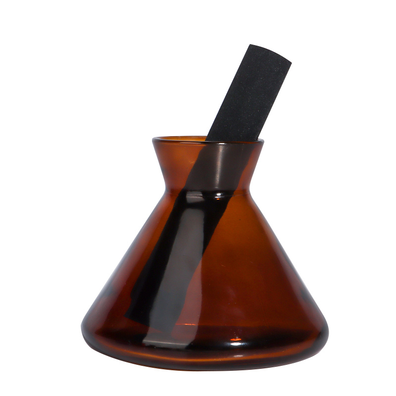 Trumpet perfume bottle glass empty bottle home decoration (4).jpg